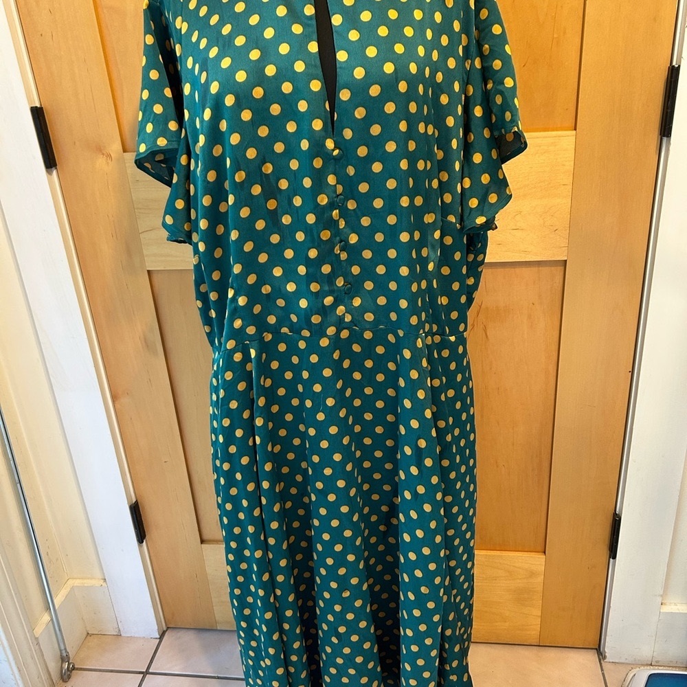 Unique Vintage Polka Dot Retro Dress